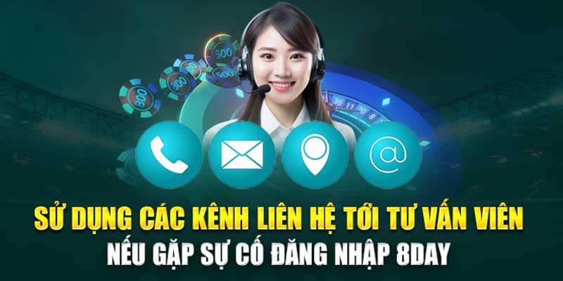 Tổng hợp các cách liên hệ 8DayTổng hợp các cách liên hệ 8Day